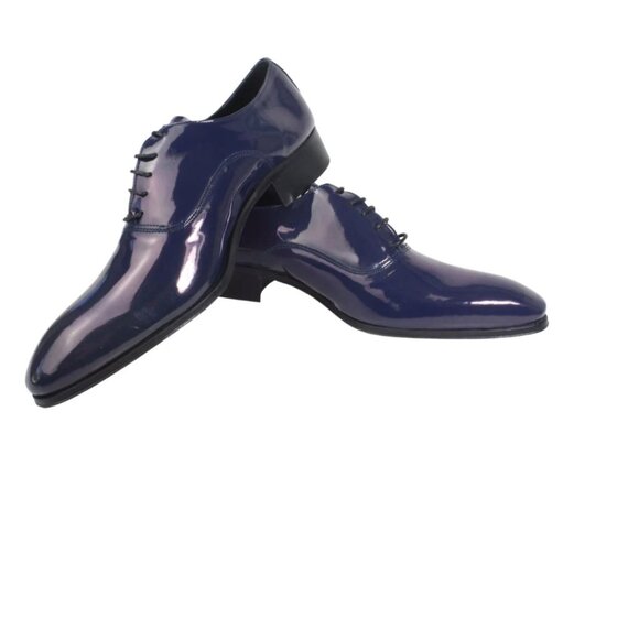 Jaca Italian Blue Pattern Oxford Mens Shoes main image 5